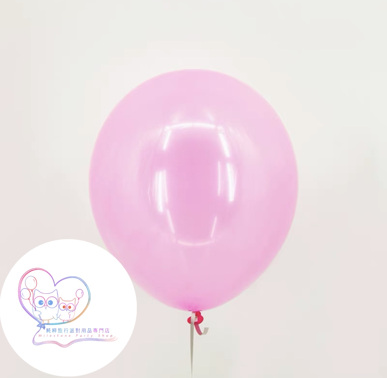 12吋透明水晶色氣球 (粉紅色) (1pc) 12LBY3