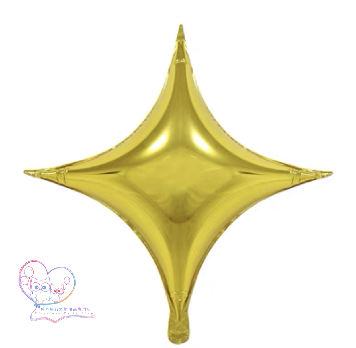 26吋四角星鋁膜氣球 (金色) 264S1
