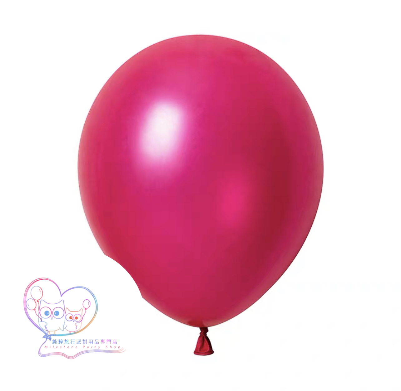 12吋氣球 (珠光桃紅色) (1pc) 12LBC11