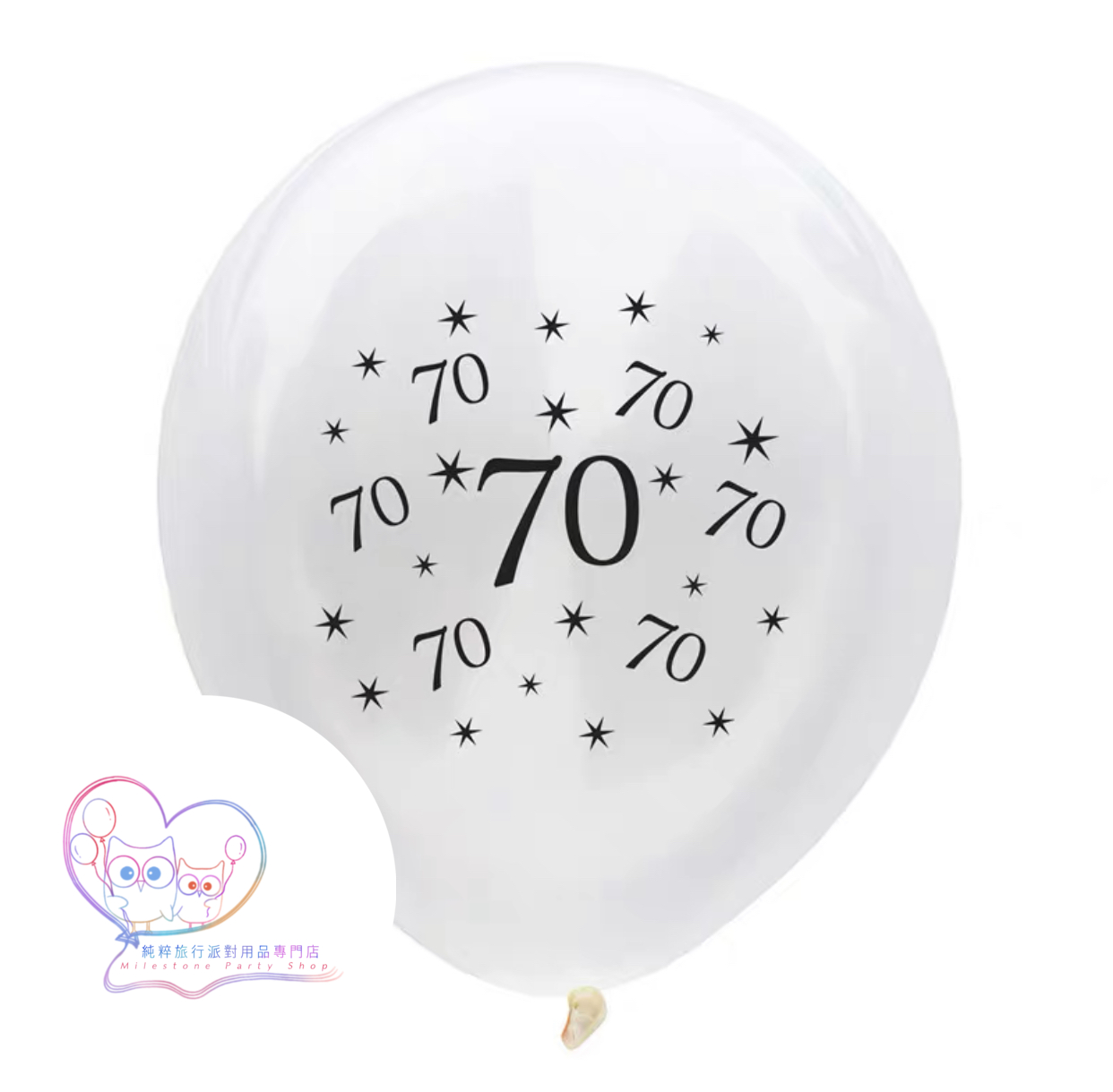12吋生日氣球 (透明系) (70) LBB4-1