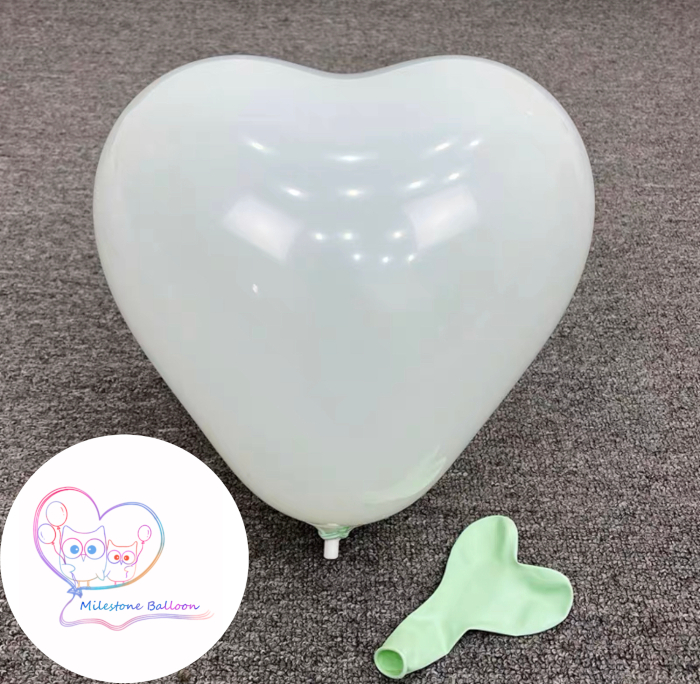 12吋心形氣球 (馬卡龍綠色) (1pc) 12LBHN5