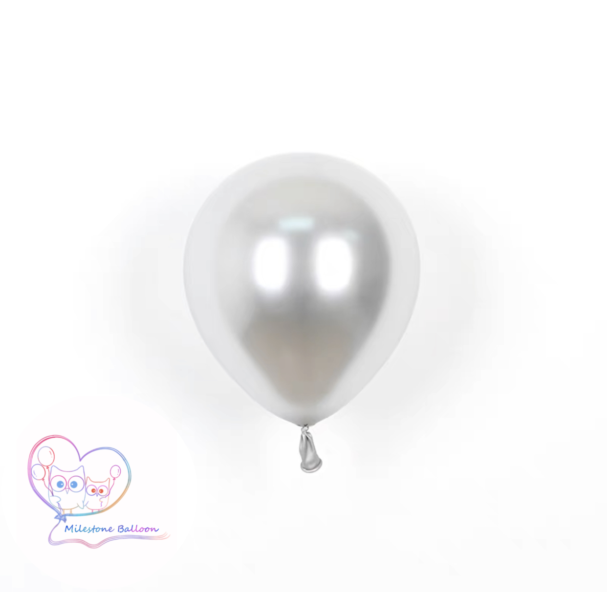 12吋金屬色氣球 (銀色) 12LBM2