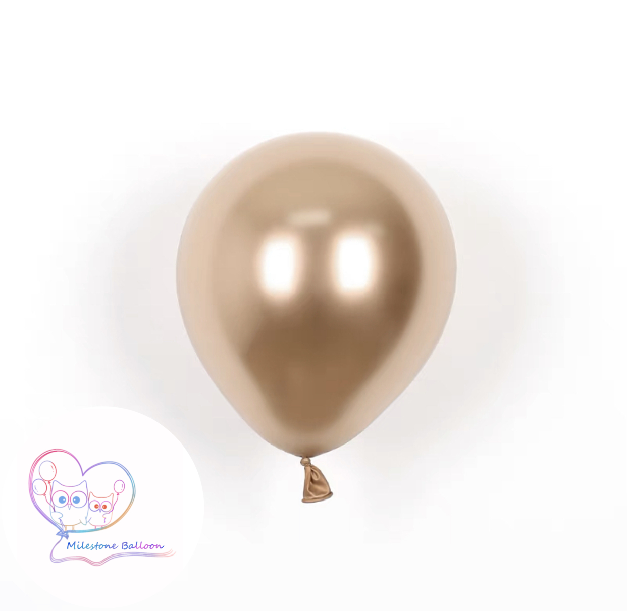 12吋金屬色氣球 (香檳金色) (1pc) 12LBM9