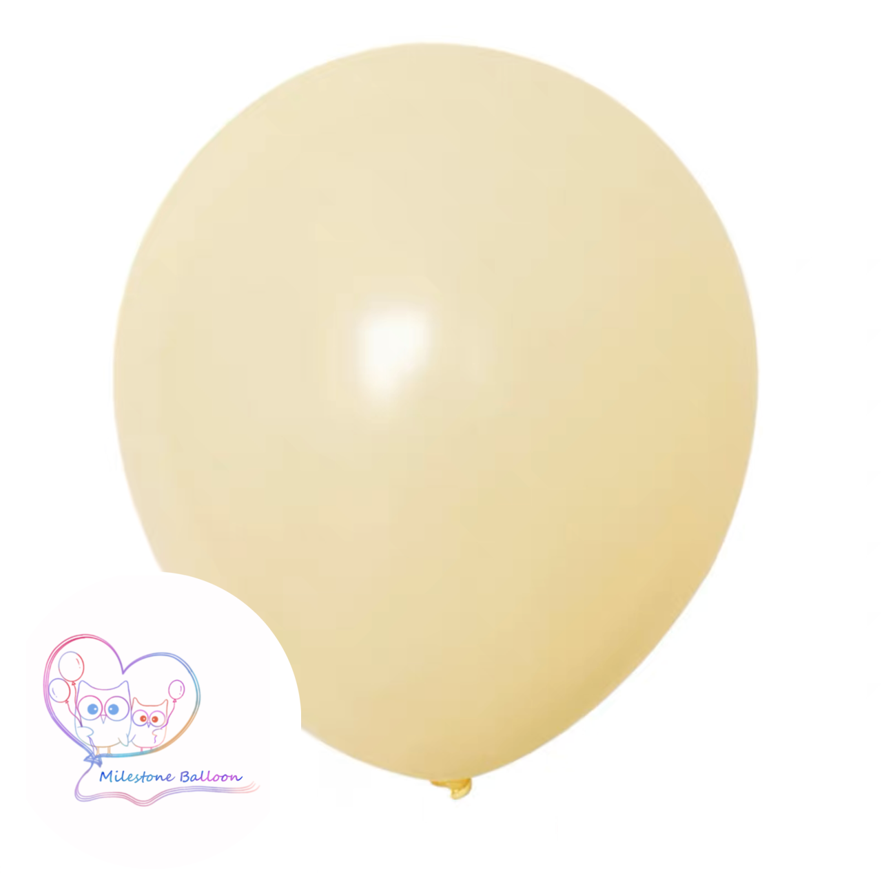 12吋氣球 (馬卡龍黃色) (1pc) 12LBN6