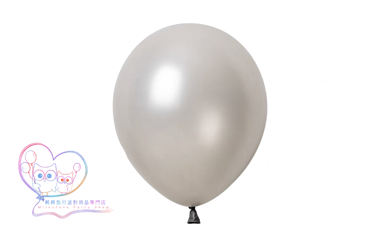 5吋氣球 (珠光銀色) (1pc) 5LBC2