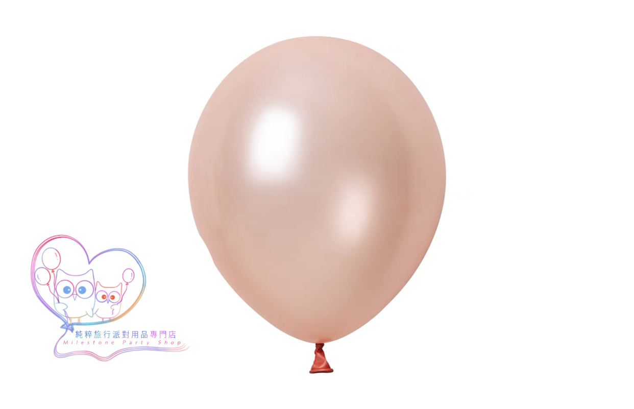 5吋氣球 (珠光玫瑰金色) (1pc) 5LBC3