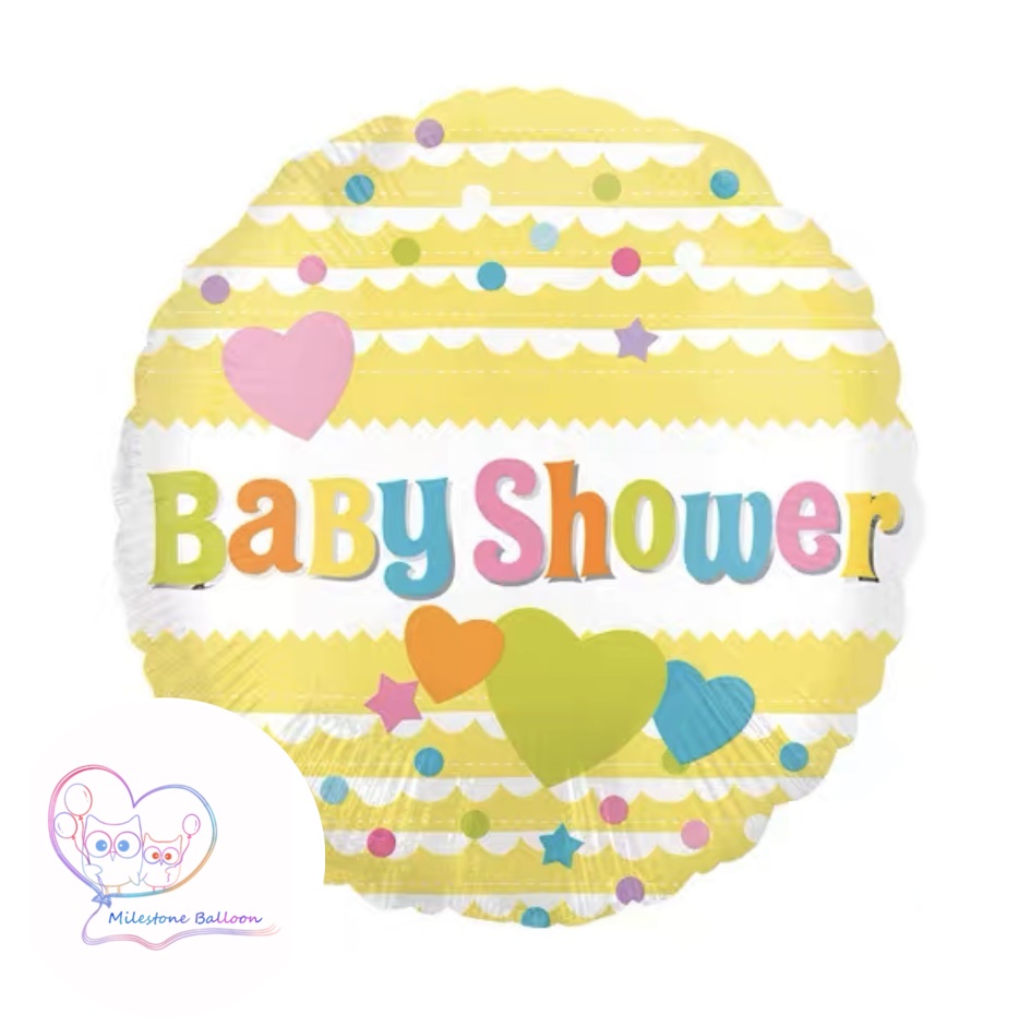 (Anagram Made in USA) 18吋 Baby Shower 鋁膜氣球 FBGA2