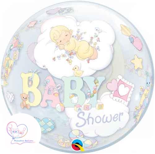 22AQ3. 22吋美國日本製水晶氣球 (特長飄浮時間) (Baby Shower)