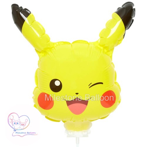 (Sanrio 氣球韓國限量版) Pikachu 比卡超 (33x30cm) 附棒 JP9-4