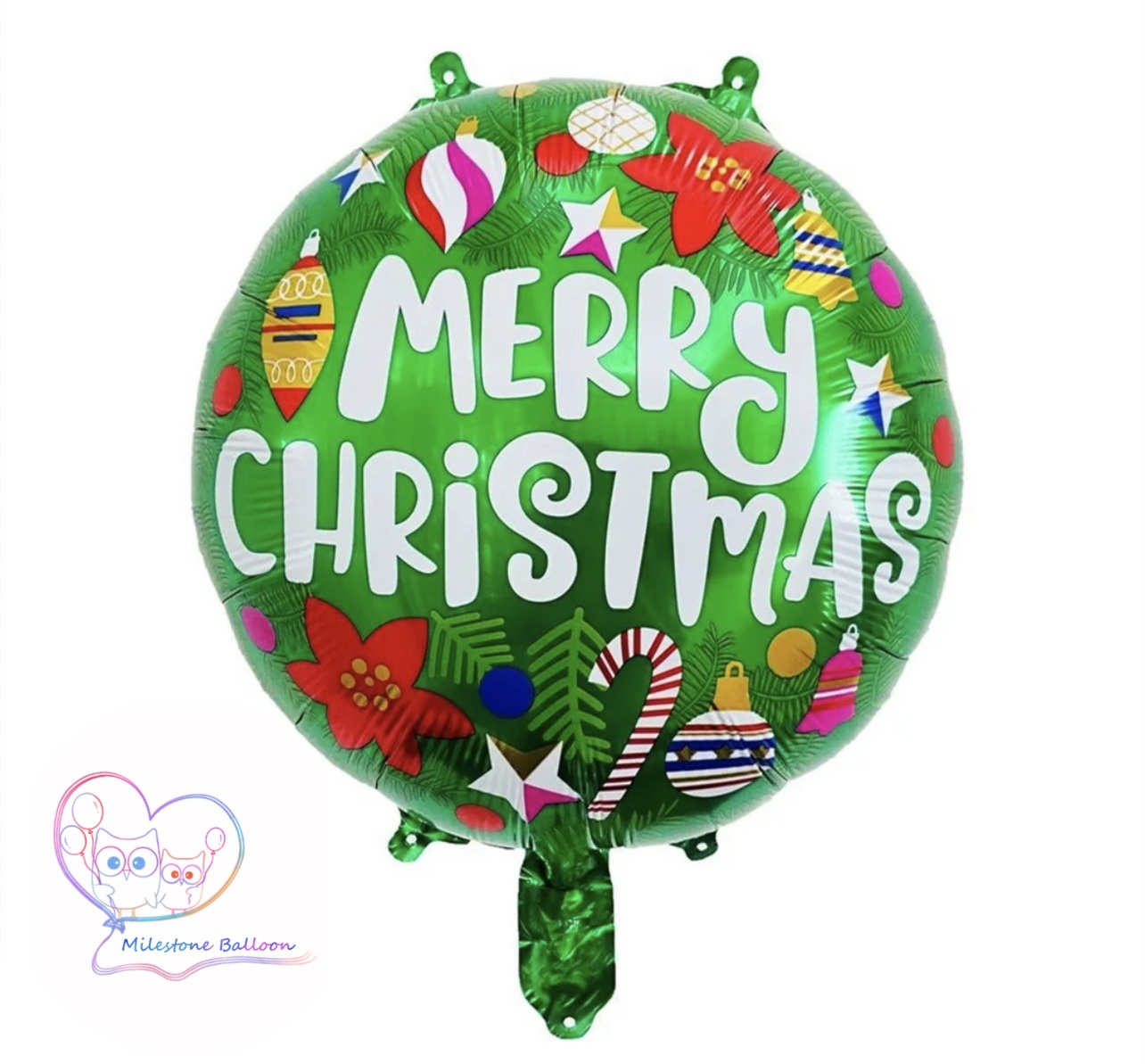 18吋聖誕節鋁膜氣球 (綠色) Christmas Balloon CC2